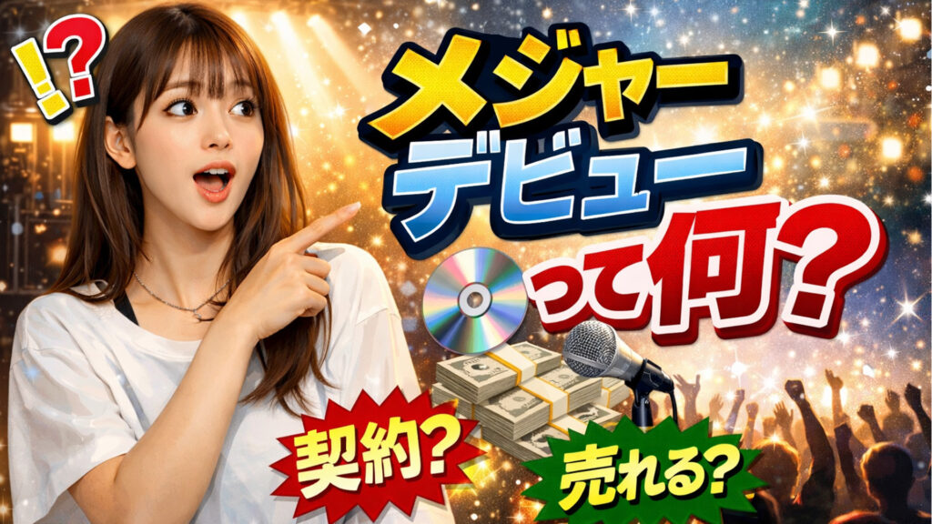 【メジャーデビューって何？】仕組み・メリット・目指し方を徹底解説/日本音楽能力検定協会